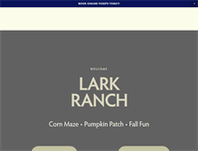 Tablet Screenshot of larkranch.com